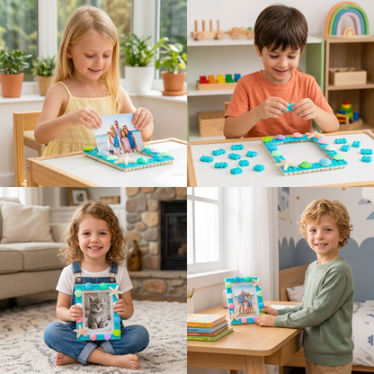 DIY Building Blocks Photo Frame Craft Kit