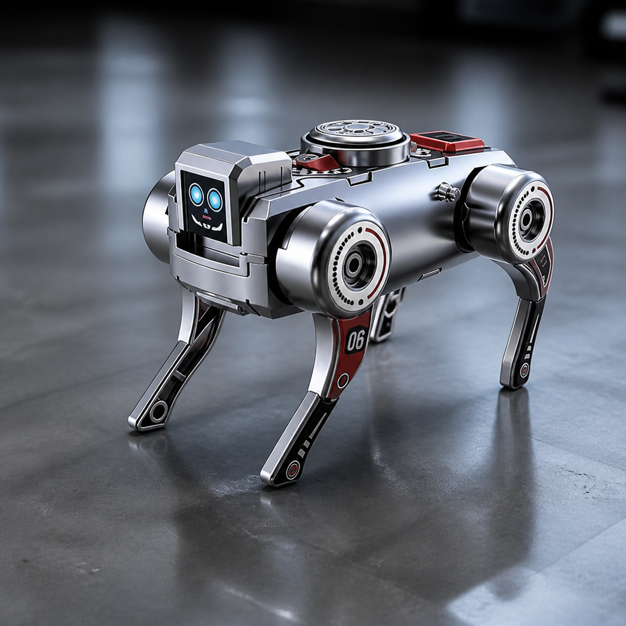 3-in-1 Mechanical Robot Dog Fidget Spinner Toy