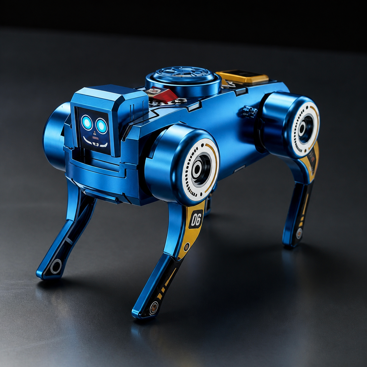 3-in-1 Mechanical Robot Dog Fidget Spinner Toy