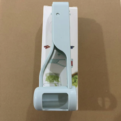Stainless Steel Grape & Cherry Tomato Cutter – Safe One-Press Quarter Slicer for Toddlers & Kids