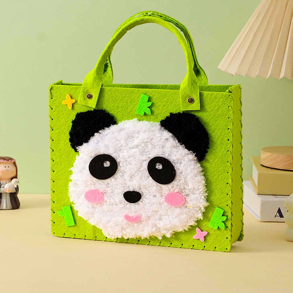 Kids DIY Plush Tote Bag Craft Kit