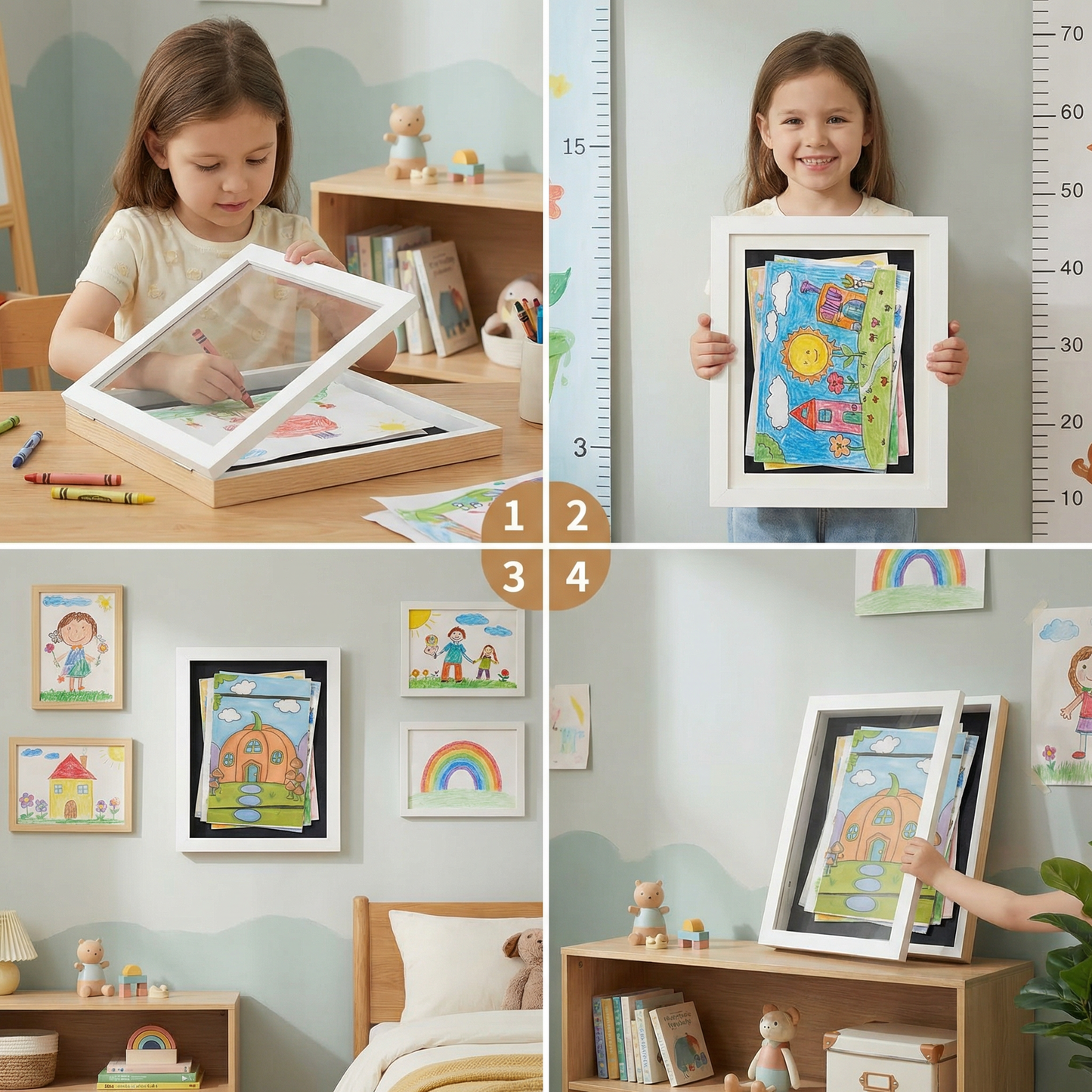 Kids Picture Frame for 150 Drawings