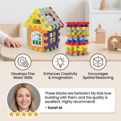 Montessori Window Building Blocks for Kids
