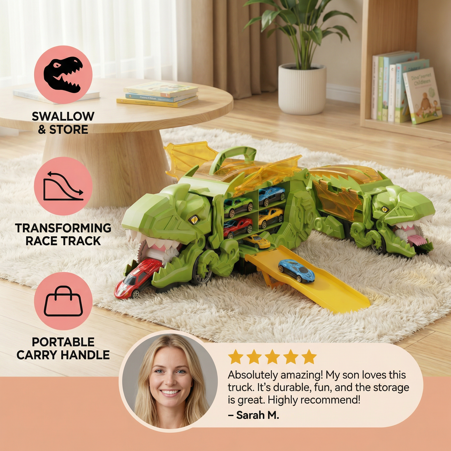 Dinosaur Car Play Truck