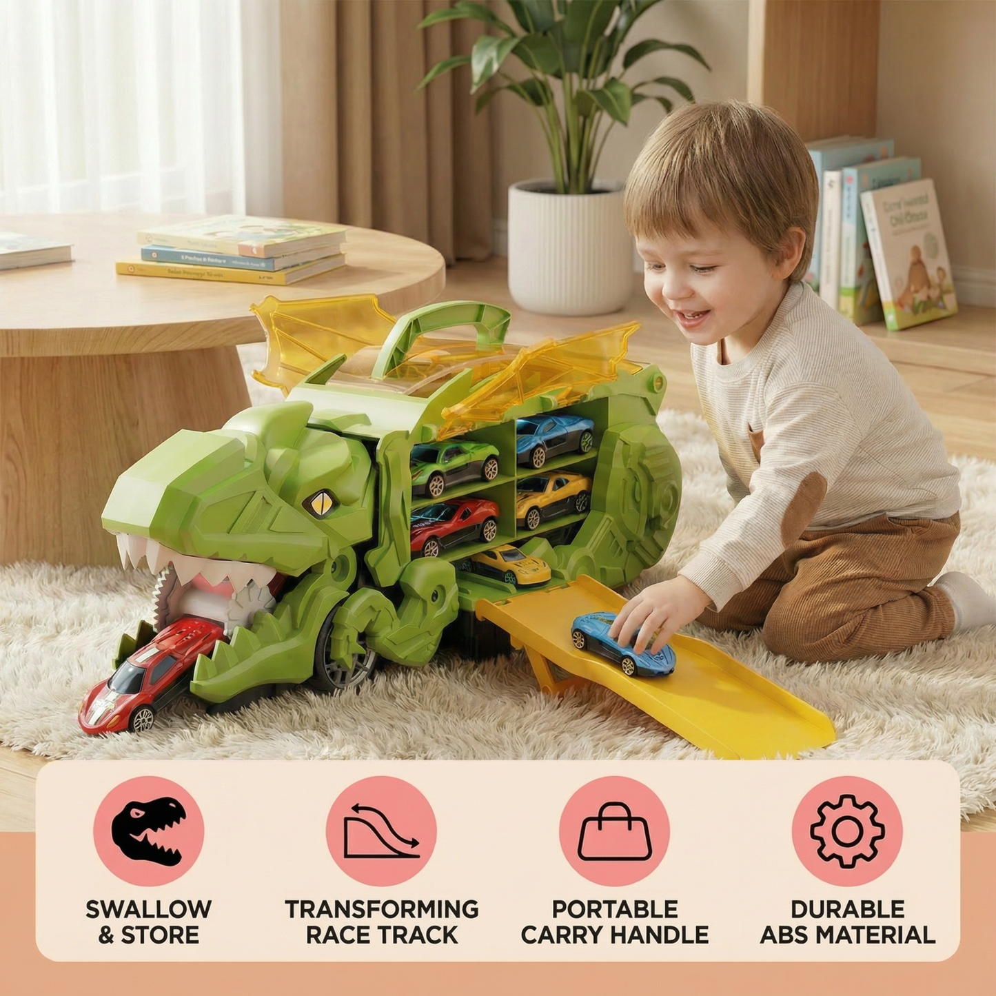 Dinosaur Car Play Truck
