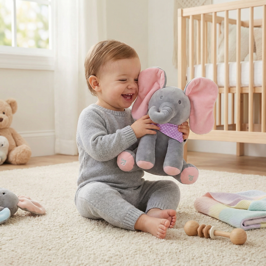 Peek-A-Boo-Elephant - Interactive Plush Toy