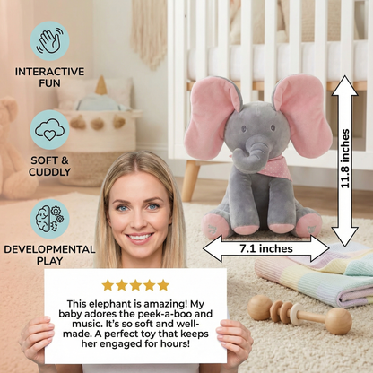 Peek-A-Boo-Elephant - Interactive Plush Toy