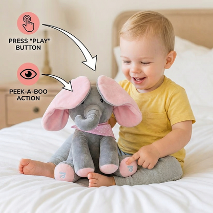 Peek-A-Boo-Elephant - Interactive Plush Toy
