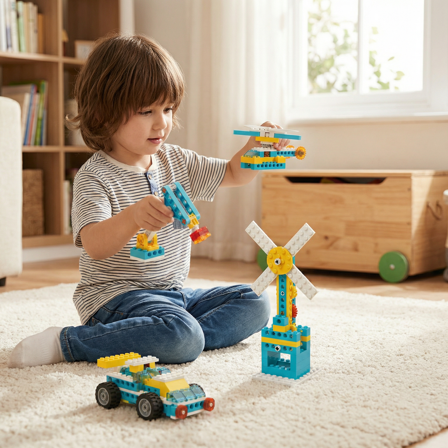 3in1 Science and Engineering Building Blocks Play Set