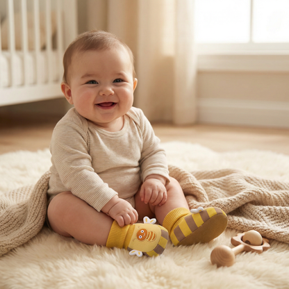 Cosy Baby Sock Shoes – Warm, Non-Slip & Comfortable